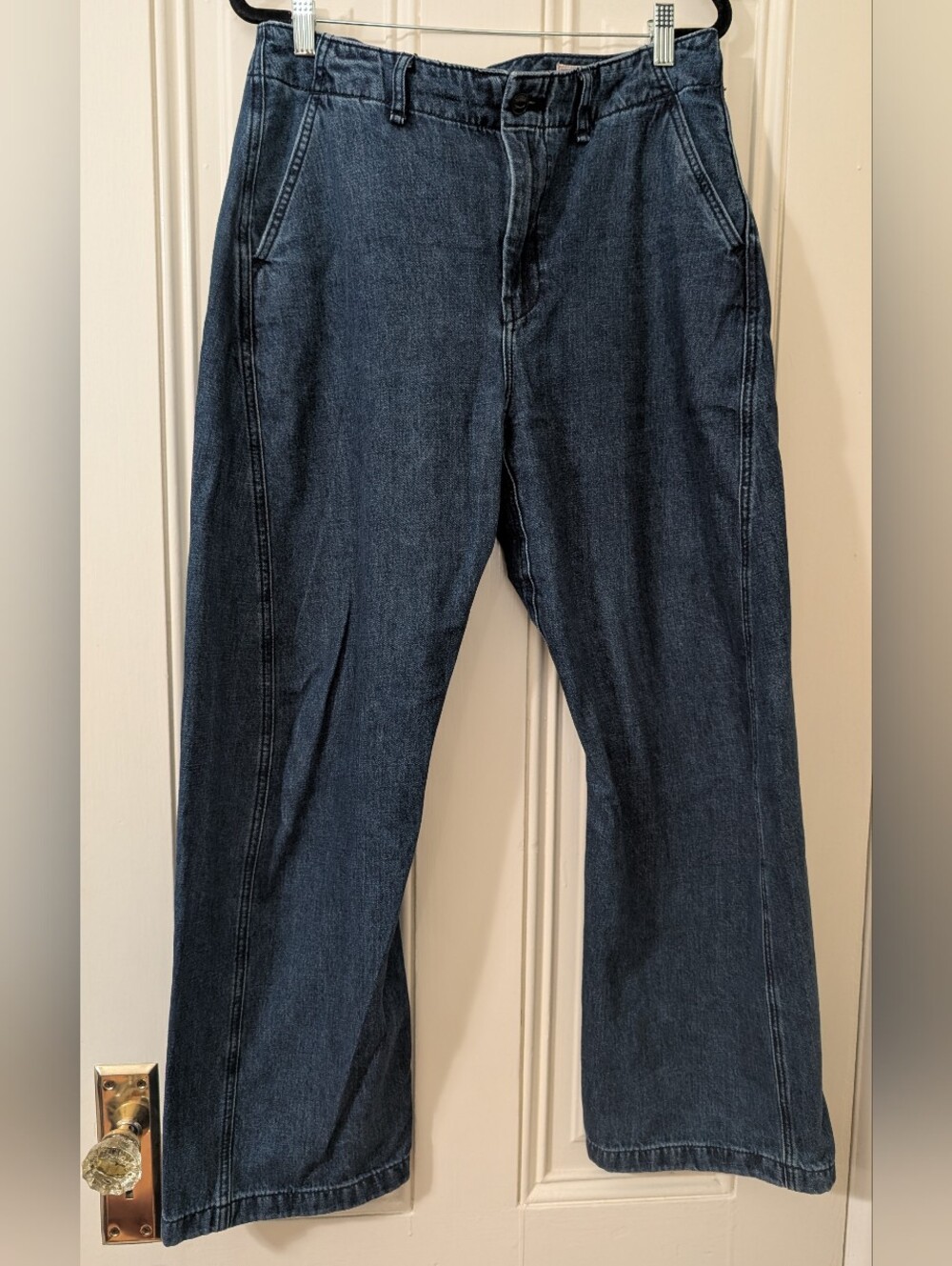 Rag & Bone Dark Blue Barrel Baggy Jeans